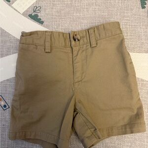Ralph Lauren Boys Blue and Tan Shorts 12M, Like new.